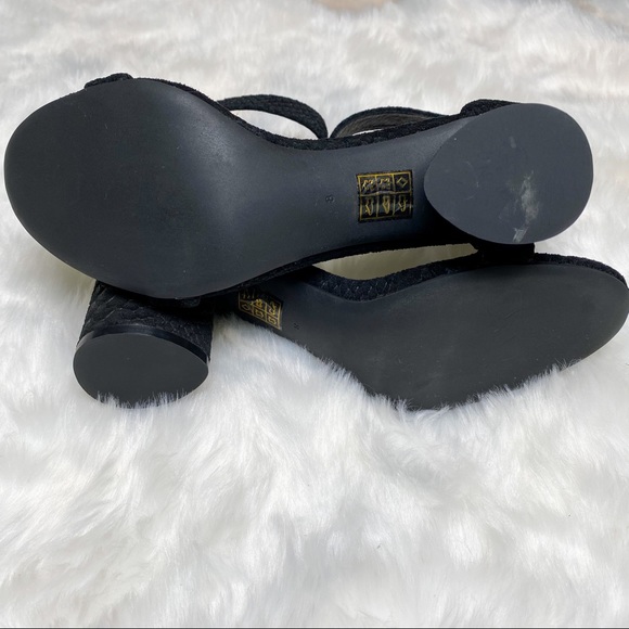 JEFFREY CAMPBELL LAURA EMBOSSED SNAKE SANDAL - Picture 7 of 11